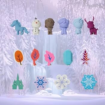 Amazon.co.jp: ディズニー アナと雪の女王 消しゴム2個セット 15個